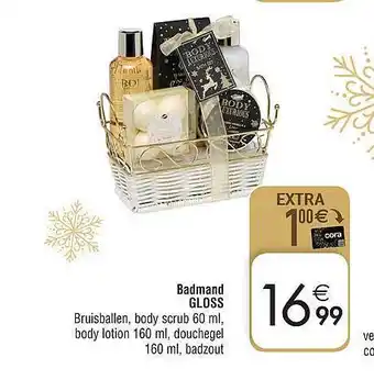 Cora Badmand gloss aanbieding