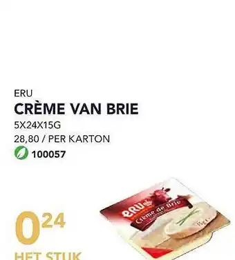 Bidfood Eru crème van brie aanbieding