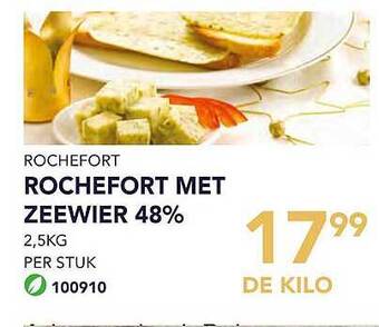 Bidfood Rochefort met zeewier 48% aanbieding