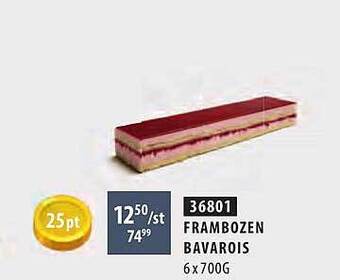 Bidfood Frambozen bavarois aanbieding