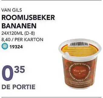 Bidfood Van gils roomijsbeker bananen aanbieding