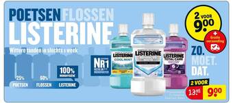 Kruidvat Listerine aanbieding