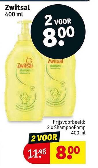 Kruidvat Zwitsal aanbieding