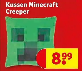 Kruidvat Kussen minecraft creeper aanbieding