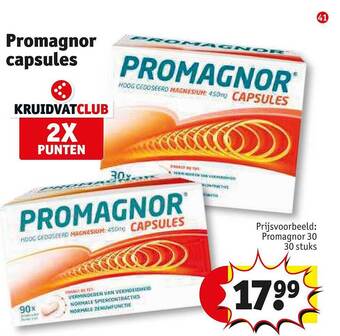 Kruidvat Promagnor capsules aanbieding