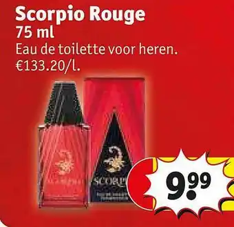 Kruidvat Scorpio rouge aanbieding