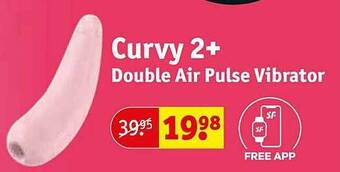Curvy 2+ double air pulse vibrator