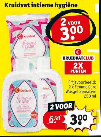 Kruidvat intieme hygiëne