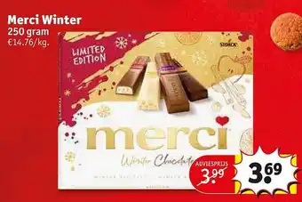 Kruidvat Merci winter aanbieding