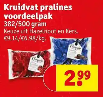 Kruidvat Kruidvat pralinés voordeelpak aanbieding
