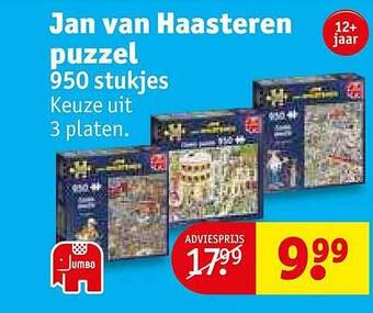Kruidvat Jan van haasteren puzzel aanbieding