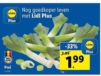 Lidl Prei aanbieding