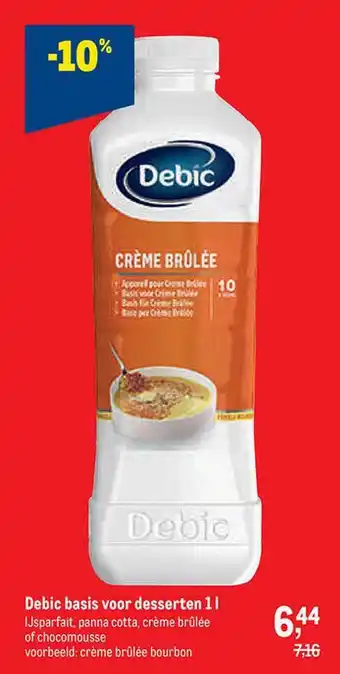 Debic basis voor desserten 1l