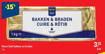 Makro Metro chef bakken en braden aanbieding