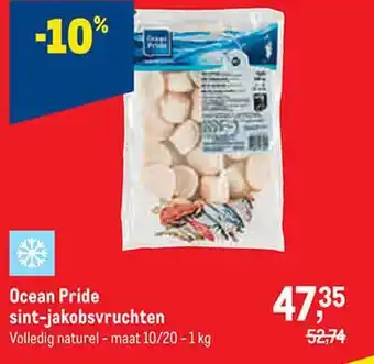 Makro Ocean pride sintjakobsvruchten aanbieding