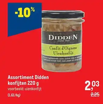 Makro Assortiment didden konfijten aanbieding