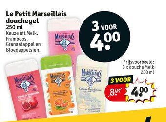 Kruidvat Le Petit marseillais douchegel 250ml aanbieding