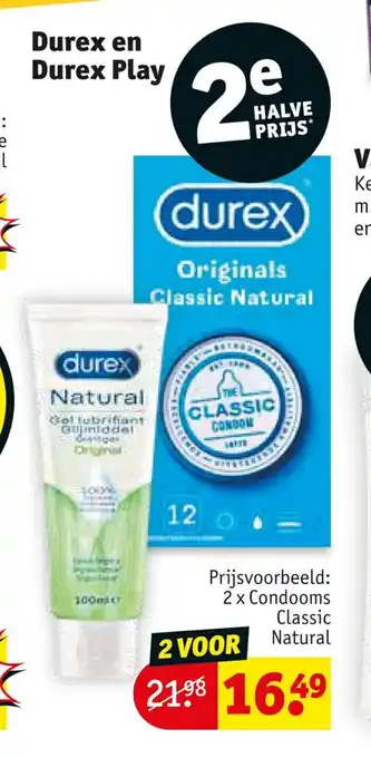 Durex en Durex play Condooms classic natural
