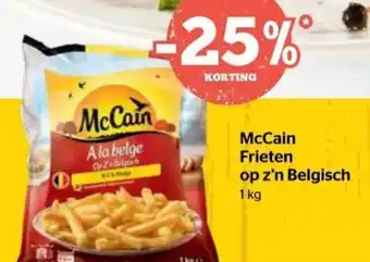 Spar McCain Frieten op z'n Belgisch 1kg aanbieding