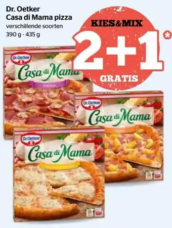 Spar Dr. Oetker Casa di Mama pizza 390g-435g aanbieding