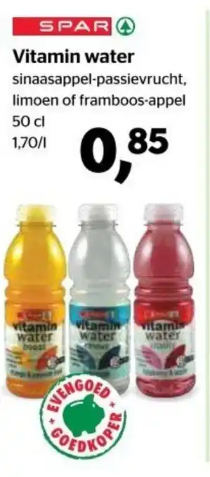 Spar Vitamin water 50cl aanbieding