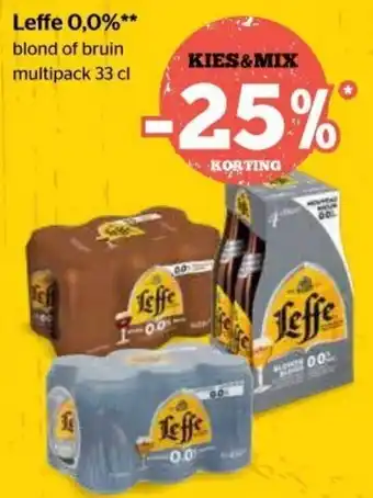 Spar Leffe 0,0% aanbieding