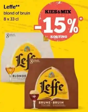 Spar Leffe 8x33 cl aanbieding