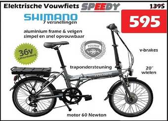Elektrische vouwfiets
