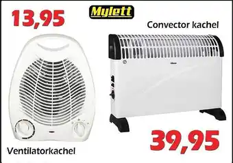 iTEK Mylett ventilatorkachel, mylett convector kachel aanbieding