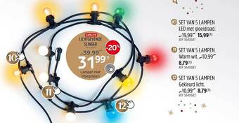Brico Lichtgevende slinger aanbieding