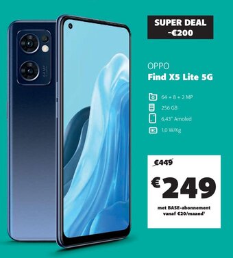 Base Oppo Find X5 Lite 5G aanbieding