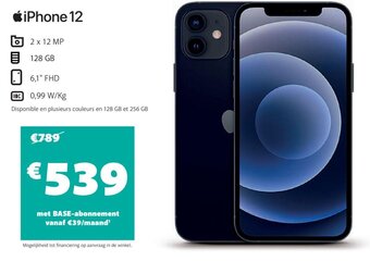 Base iPhone 12 aanbieding