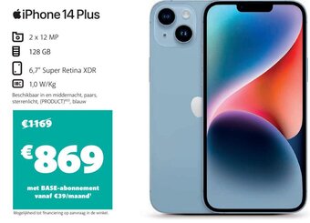 Base iPhone 14 Plus aanbieding