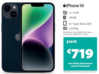 Base iPhone 14 aanbieding