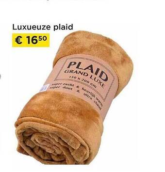 Molecule Luxueuze plaid aanbieding
