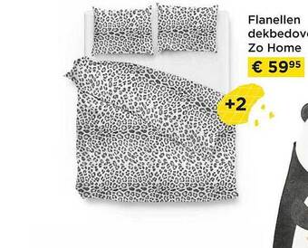 Molecule Flanellen dekbedovertrek zo home aanbieding