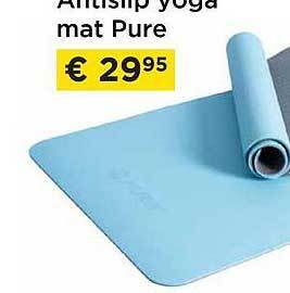 Antislip yoga mat pure