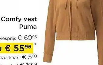 Molecule Comfy vest puma aanbieding