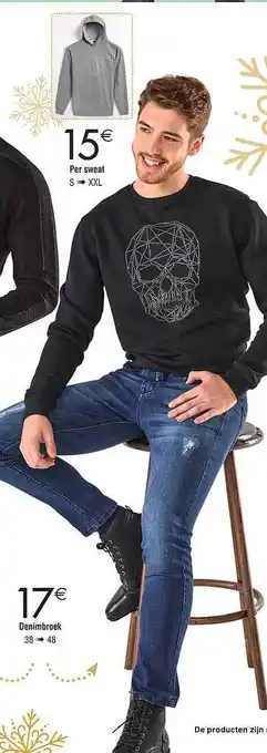Cora Sweat, denimbroek aanbieding