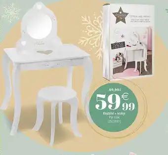 Kaptafel + krukje
