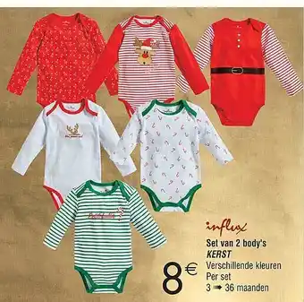 Cora Set van 2 body's kerst aanbieding