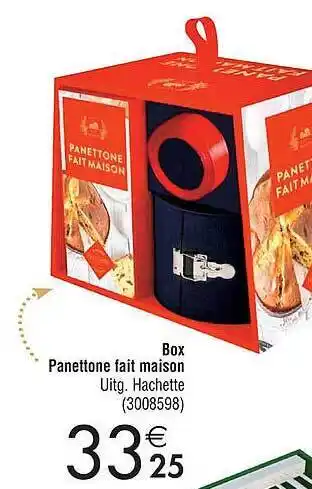 Cora Box panettone fait maison aanbieding