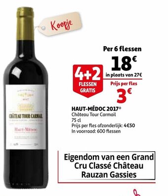 Auchan Haut-Medoc 2017 aanbieding