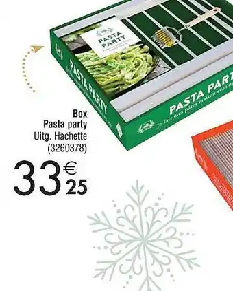 Cora Box pasta party aanbieding