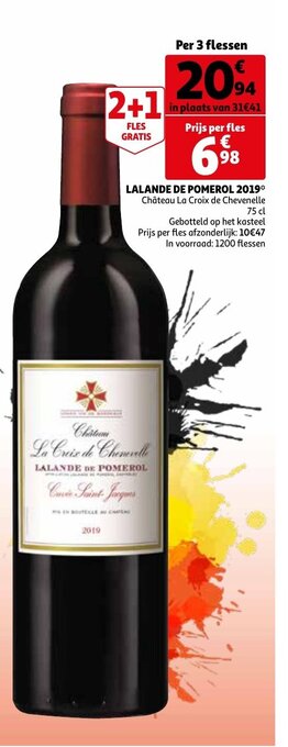 Auchan Lalande De Pomerol 2019 aanbieding