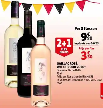 Auchan Gaillac Rose, Wit of Rood 2020 aanbieding