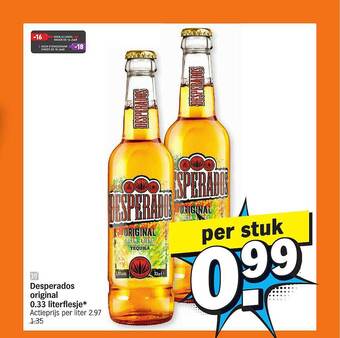 Albert Heijn Desperados original aanbieding
