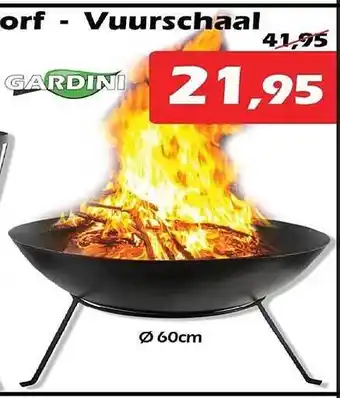 iTEK Gardini vuurschaal aanbieding