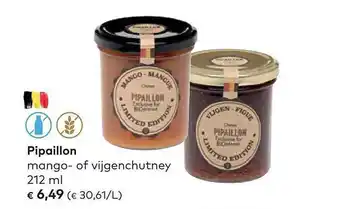 Bio Planet Pipaillon mango- of vijgenchutney aanbieding