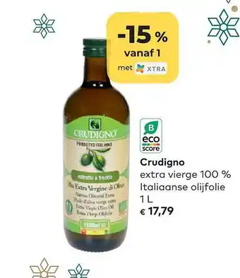 Crudigno extra vierge 100% italiaanse olijfolie